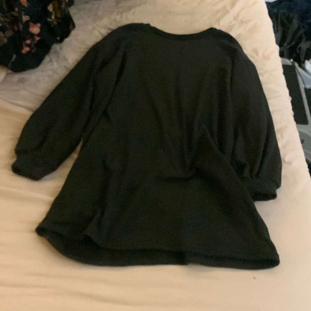 Black sweater dress
